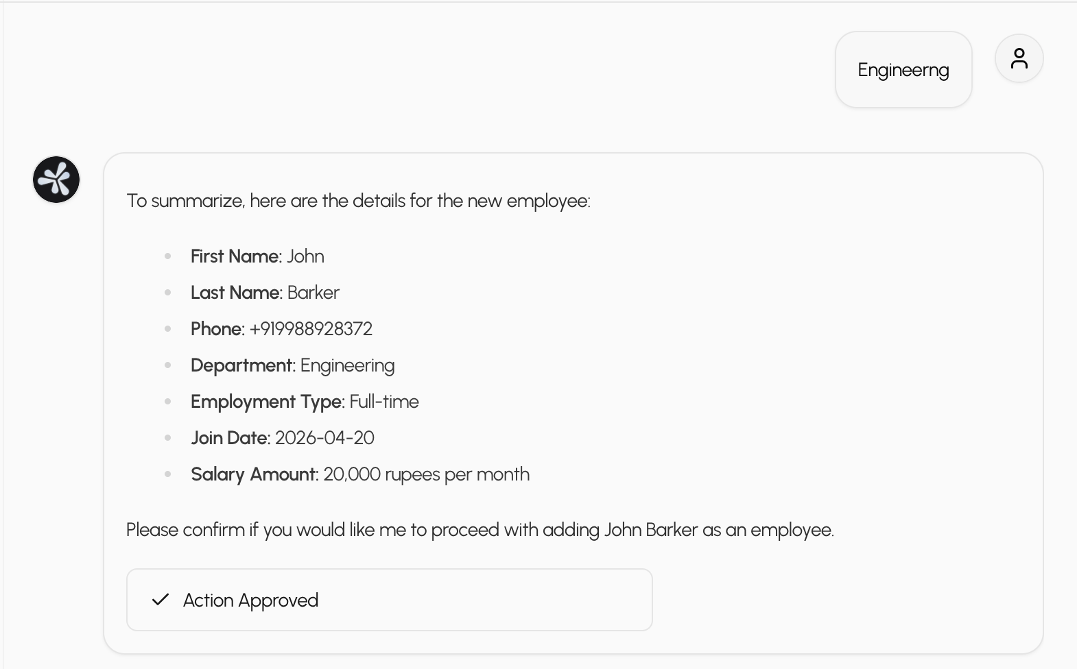 AI Add Employee Step 3